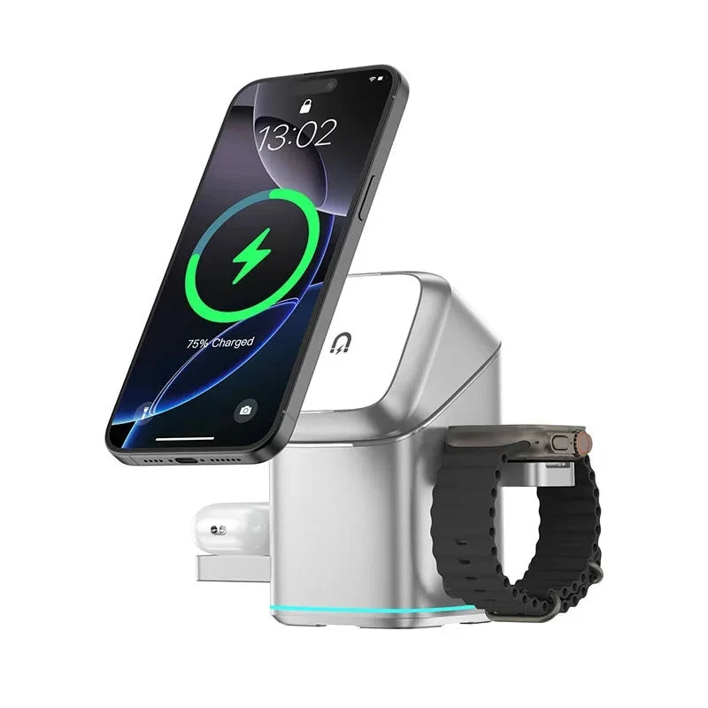 Rotational 3-in-1 Magnetic Charging Stand