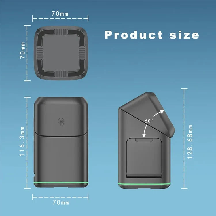 Rotational 3-in-1 Magnetic Charging Stand