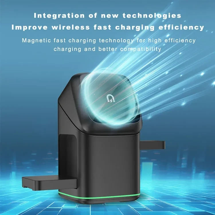 Rotational 3-in-1 Magnetic Charging Stand