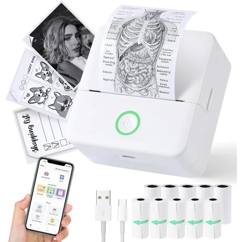 Portable Thermal Smartphone Printer