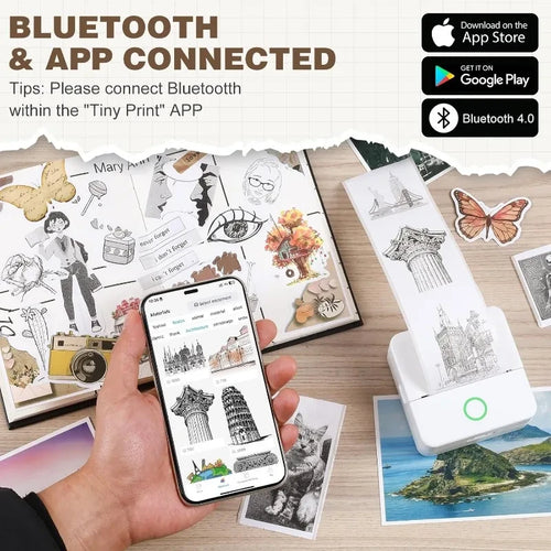 Portable Thermal Smartphone Printer