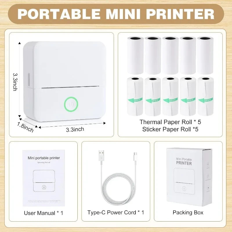 Portable Thermal Smartphone Printer