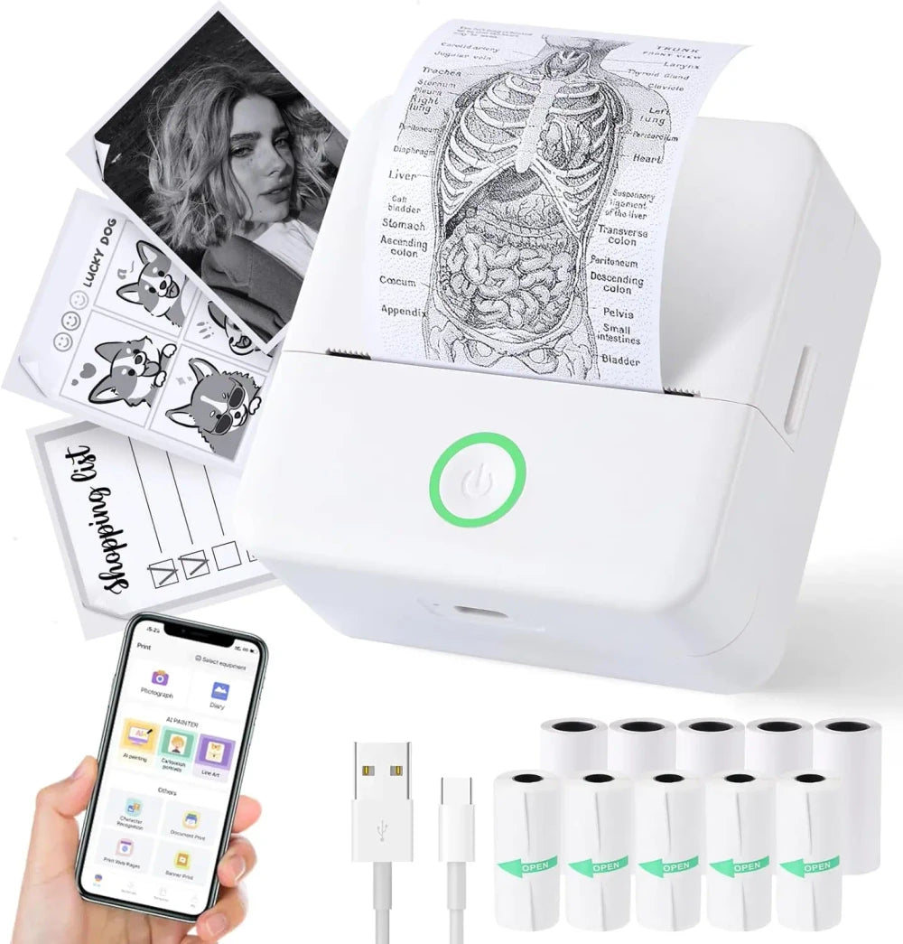 Portable Thermal Smartphone Printer