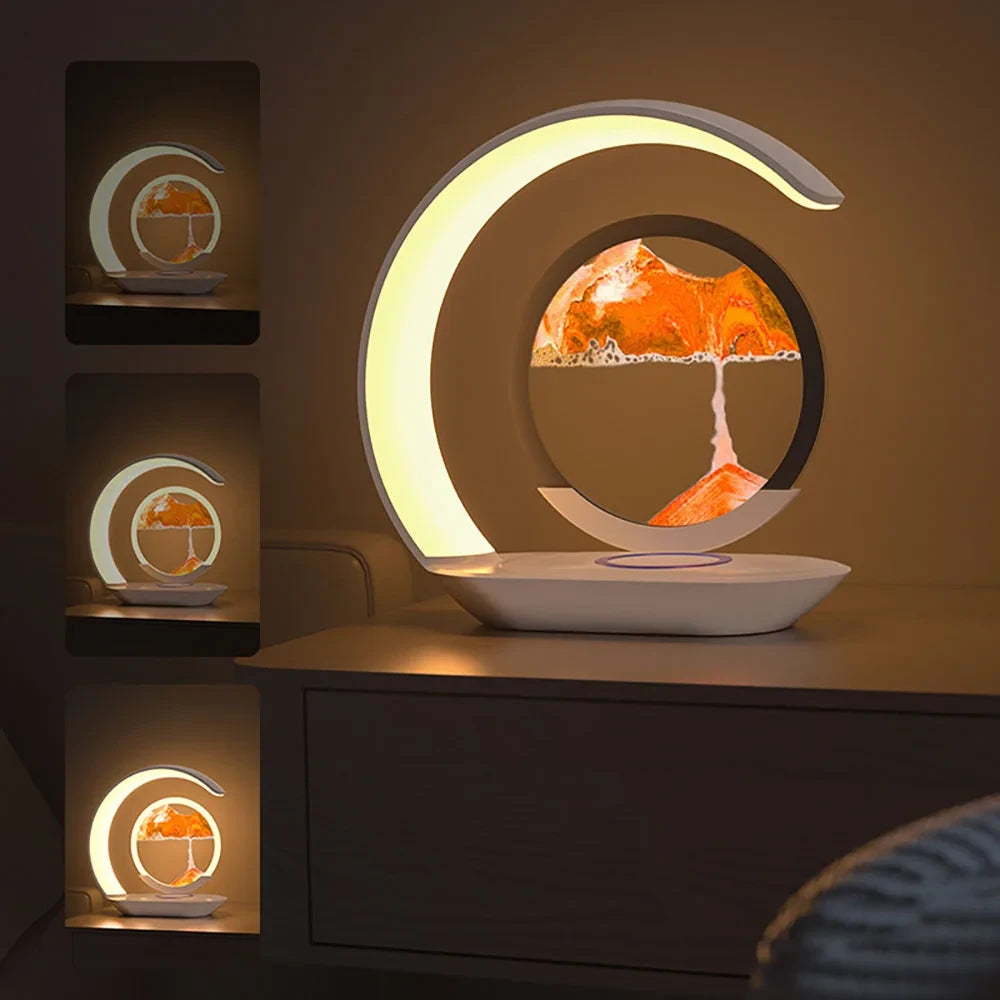 Quicksand Hourglass Lamp